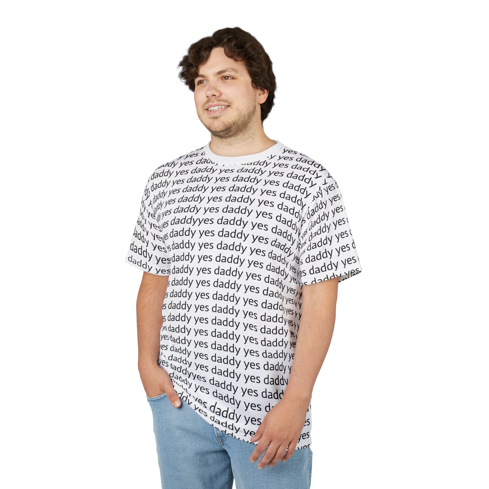 Yes Daddy — All-Over Print Graphic T-Shirt